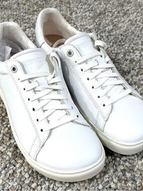 BIRKENSTOCK Bend Low White Leather Sneakers | EU 38 / US Women's 7-7.5